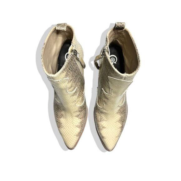 Free People x  Golo Opal Western Snakeprint Ankle Boots $275 Sz 36 - Picture 4 of 13